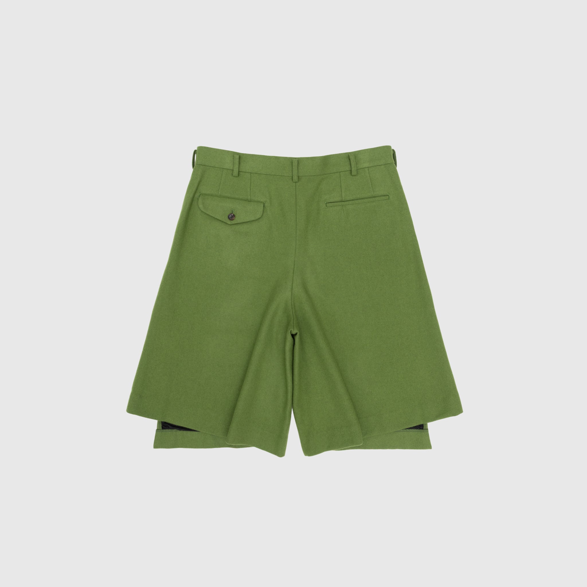 WOOL FLANNEL SHORTS