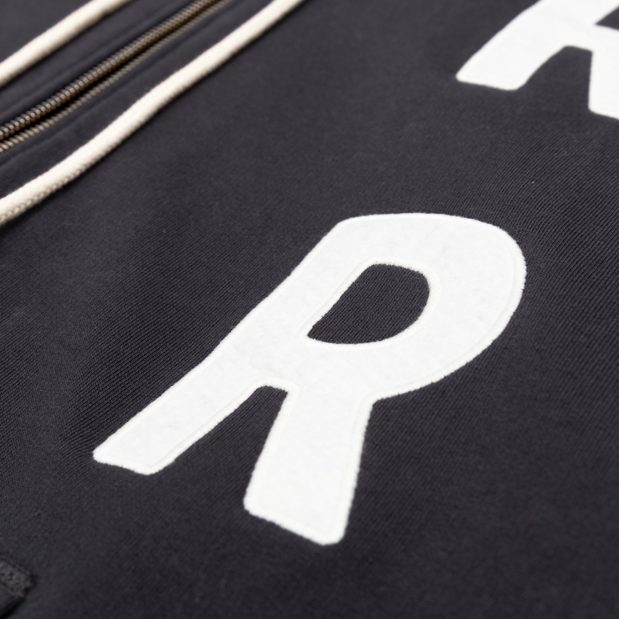 WORD SALAD ZIP HOODED SWEATSHIRT