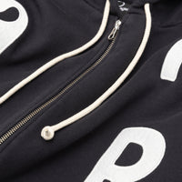 WORD SALAD ZIP HOODED SWEATSHIRT