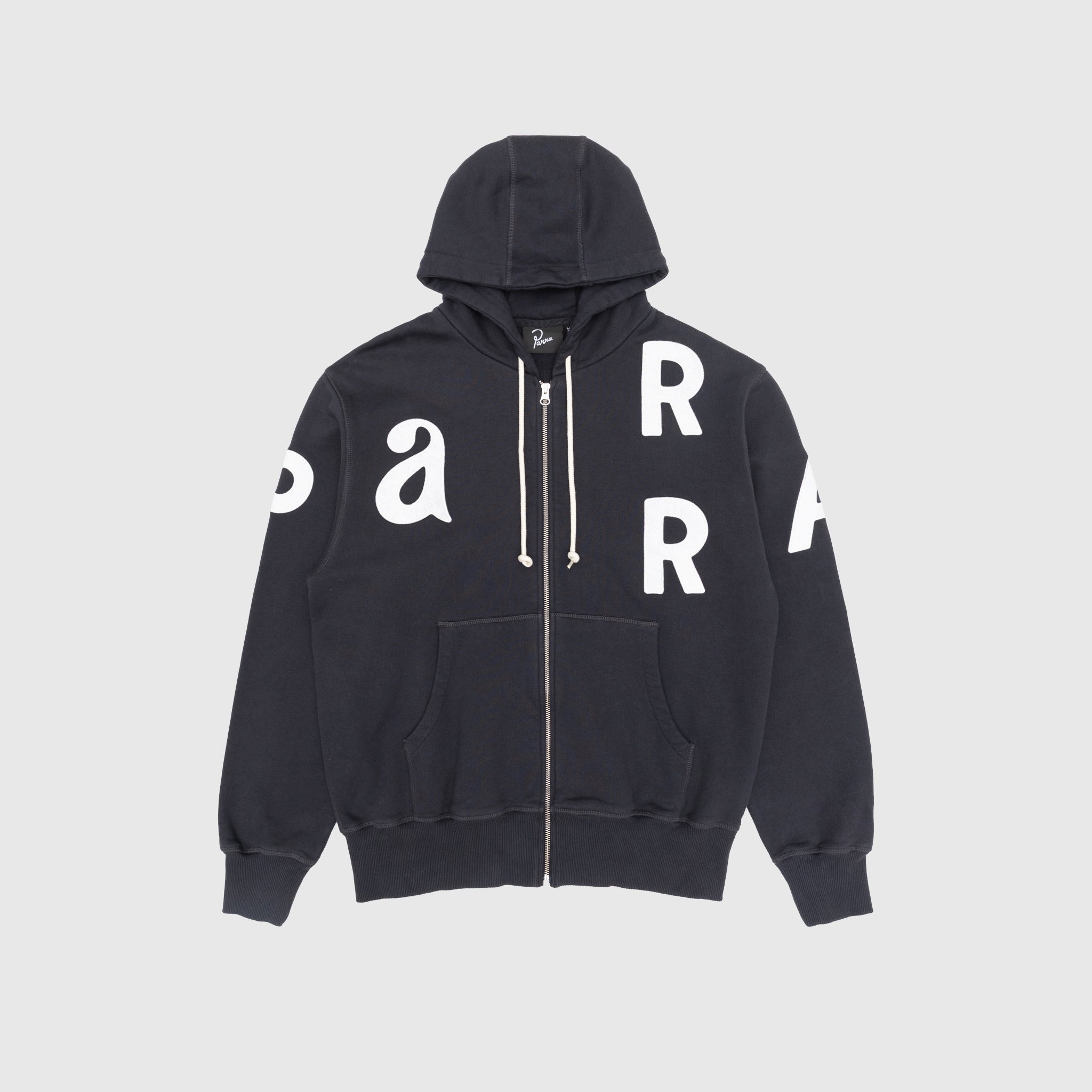 WORD SALAD ZIP HOODED SWEATSHIRT