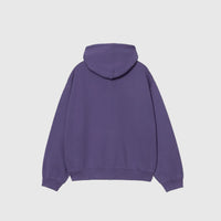 HOODED WIP LABEL SWEAT JACKET