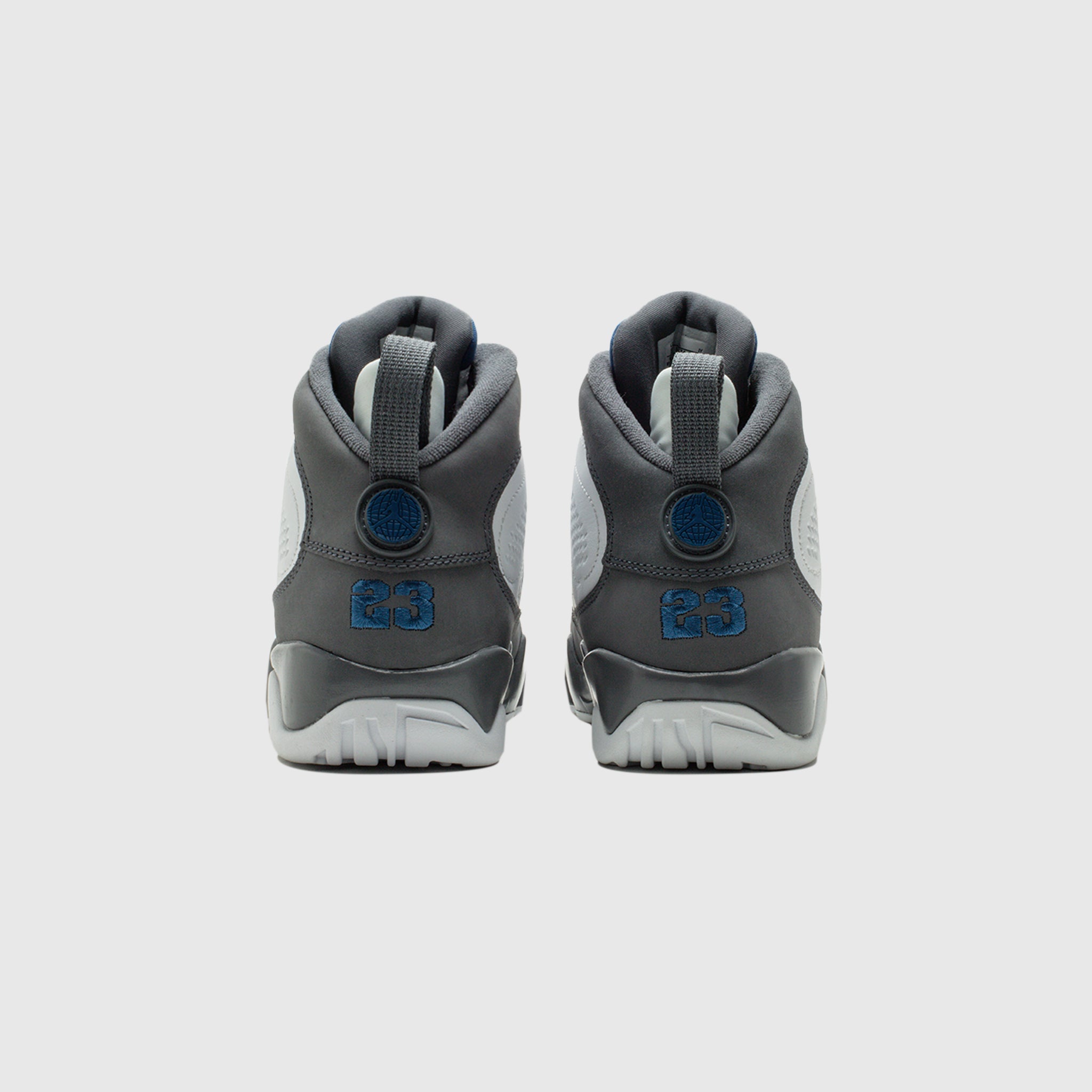 AIR JORDAN 9 RETRO (GS) "FLINT GREY AND FRENCH BLUE"