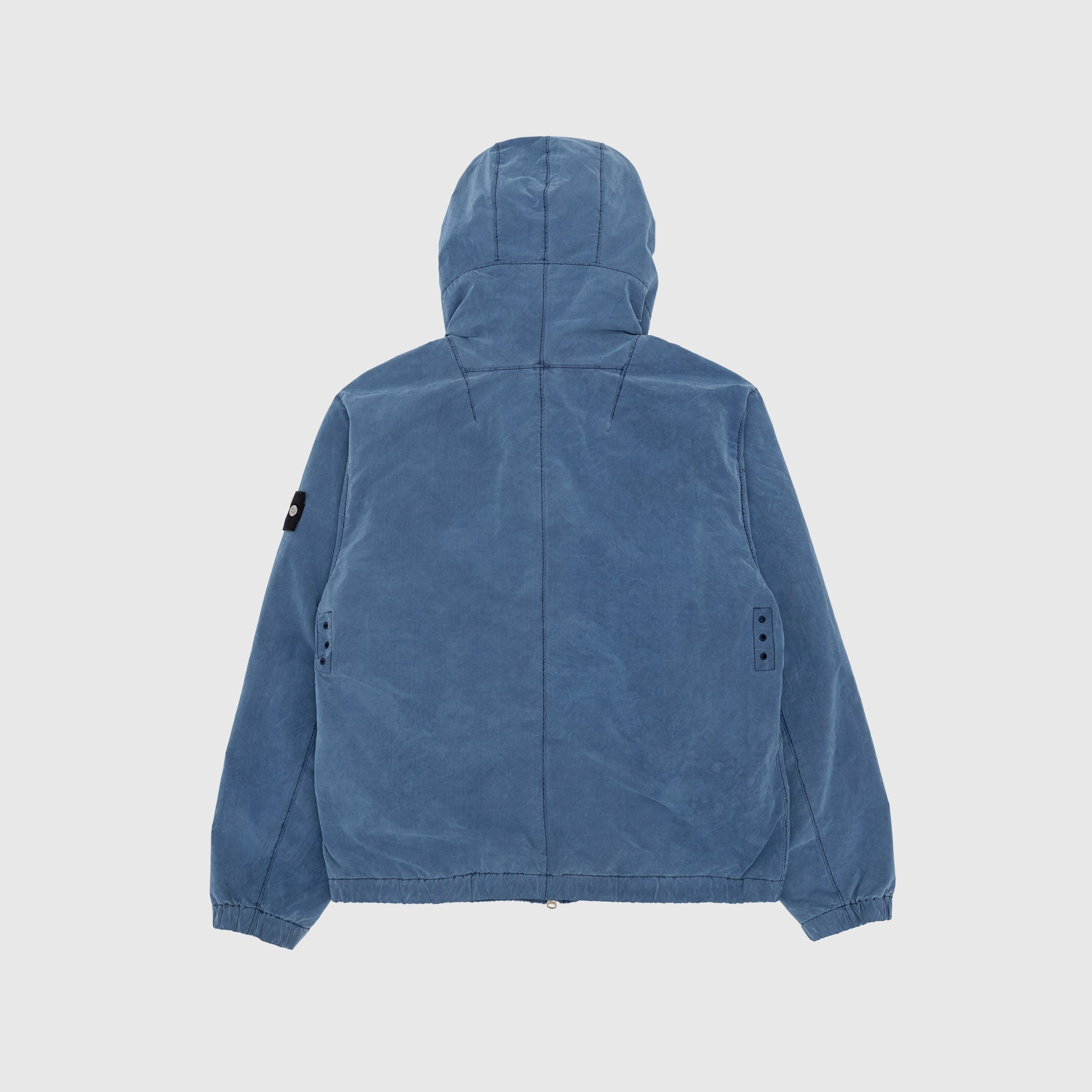 DAVID LIGHT INDIGO-TC HOODED JACKET