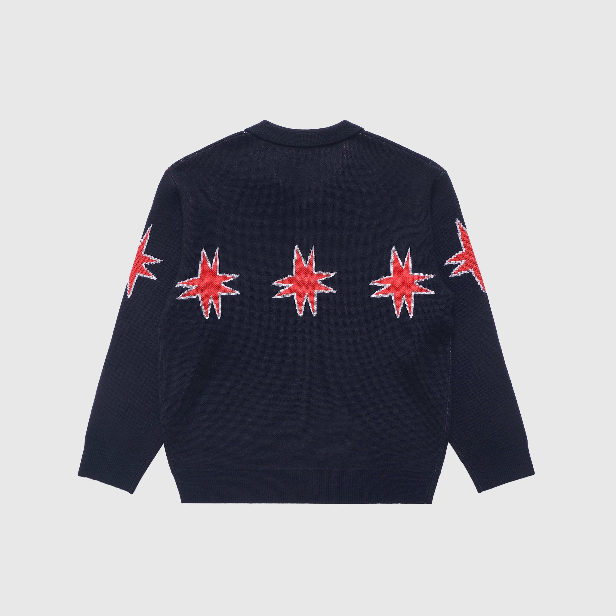 KIKI ZIP KNIT L/S POLO