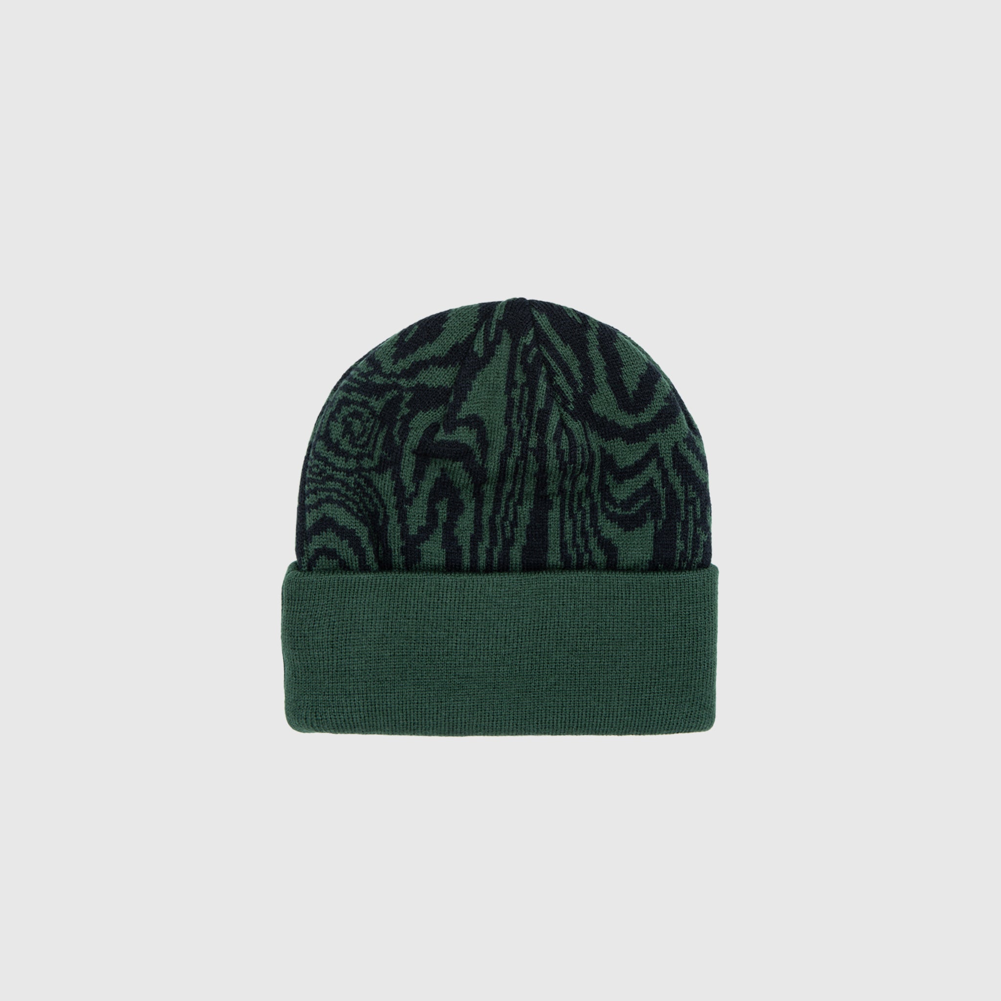 WOODGRAIN JAQUARD BEANIE