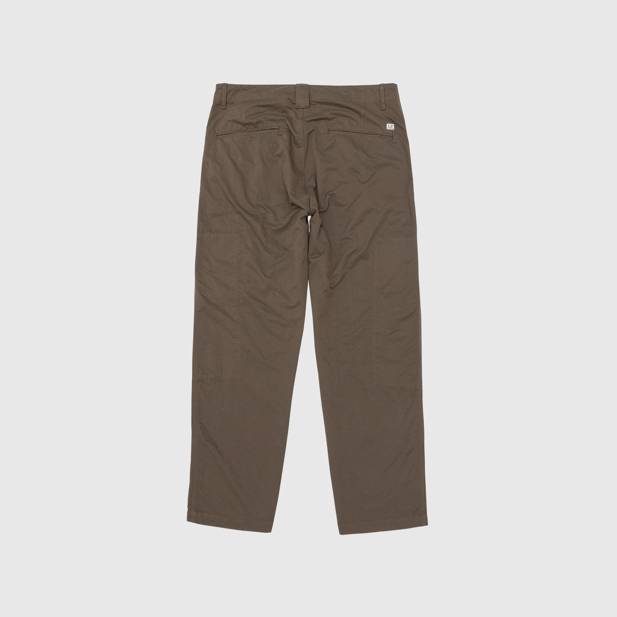 DIAGONAL FLATT NYLON LOOSE PANTS