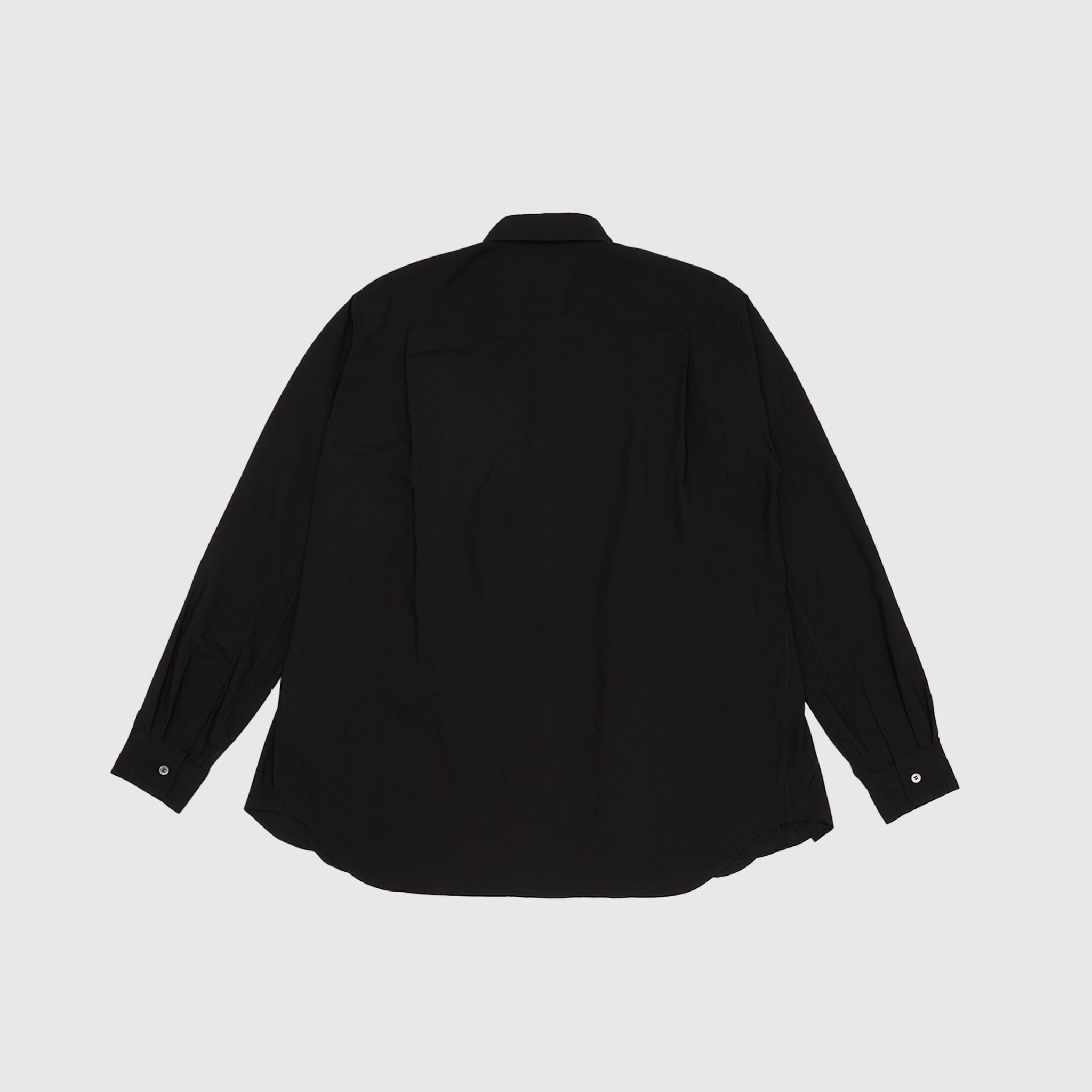 RUFFLED ZIP DETAILED BUTTON-UP SHIRT
