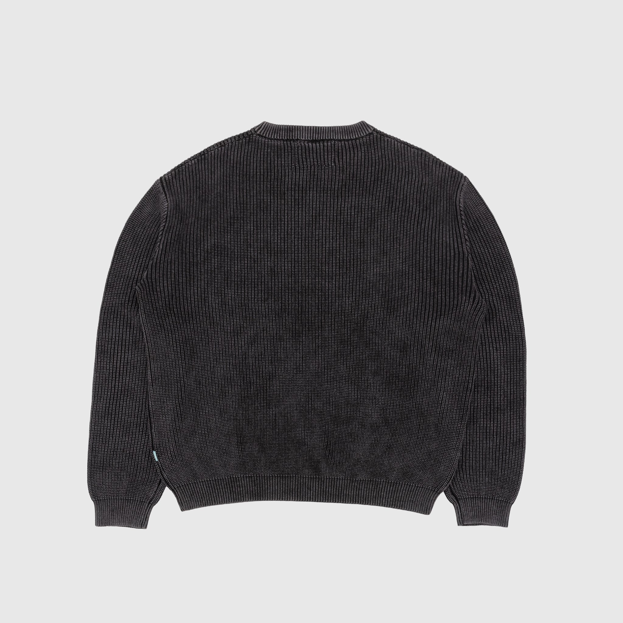 ACID WASH BONES 3D KNIT