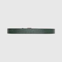 LAAMS WOODGRAIN LEATHER BELT