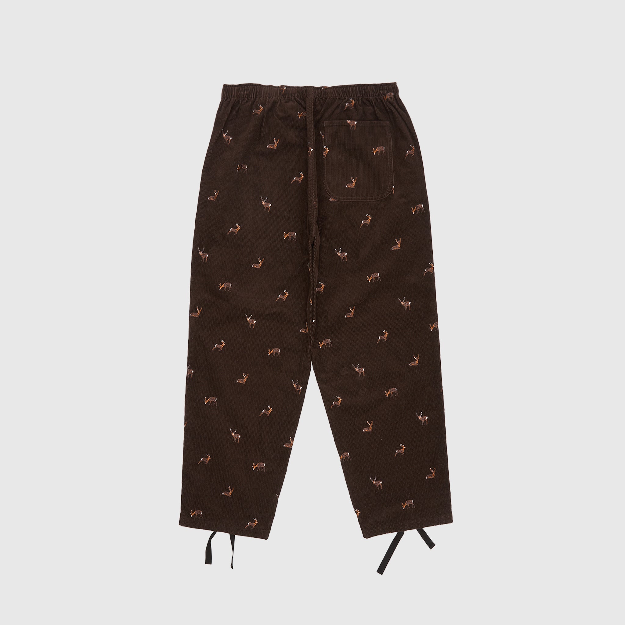 CORDUROY STRING SLACK PANT