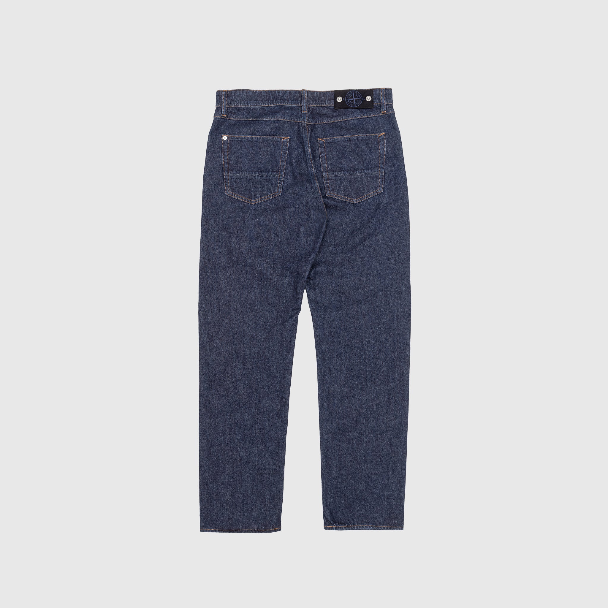 INDIGO DENIM-RINSED JEANS