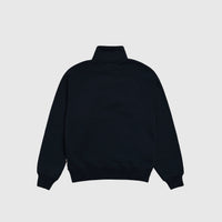 FLEECE RAGLAN ZIP MOCK
