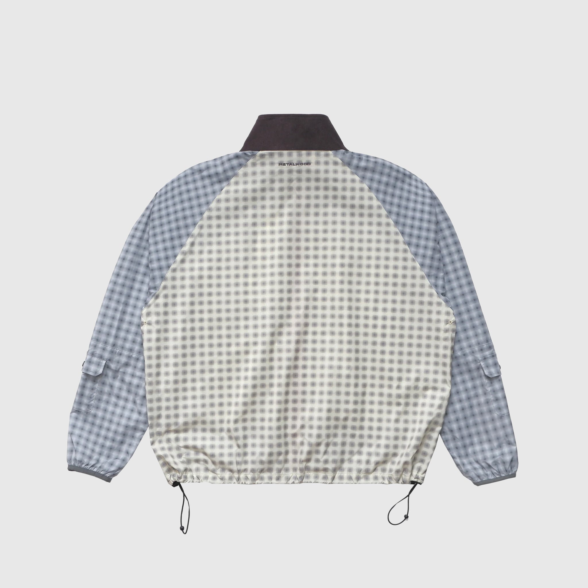 DOUBLE PLAID WINDBREAKER JACKET
