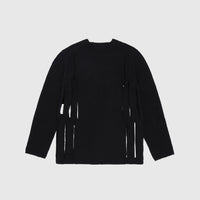 CUT-OUT KNIT SWEATER