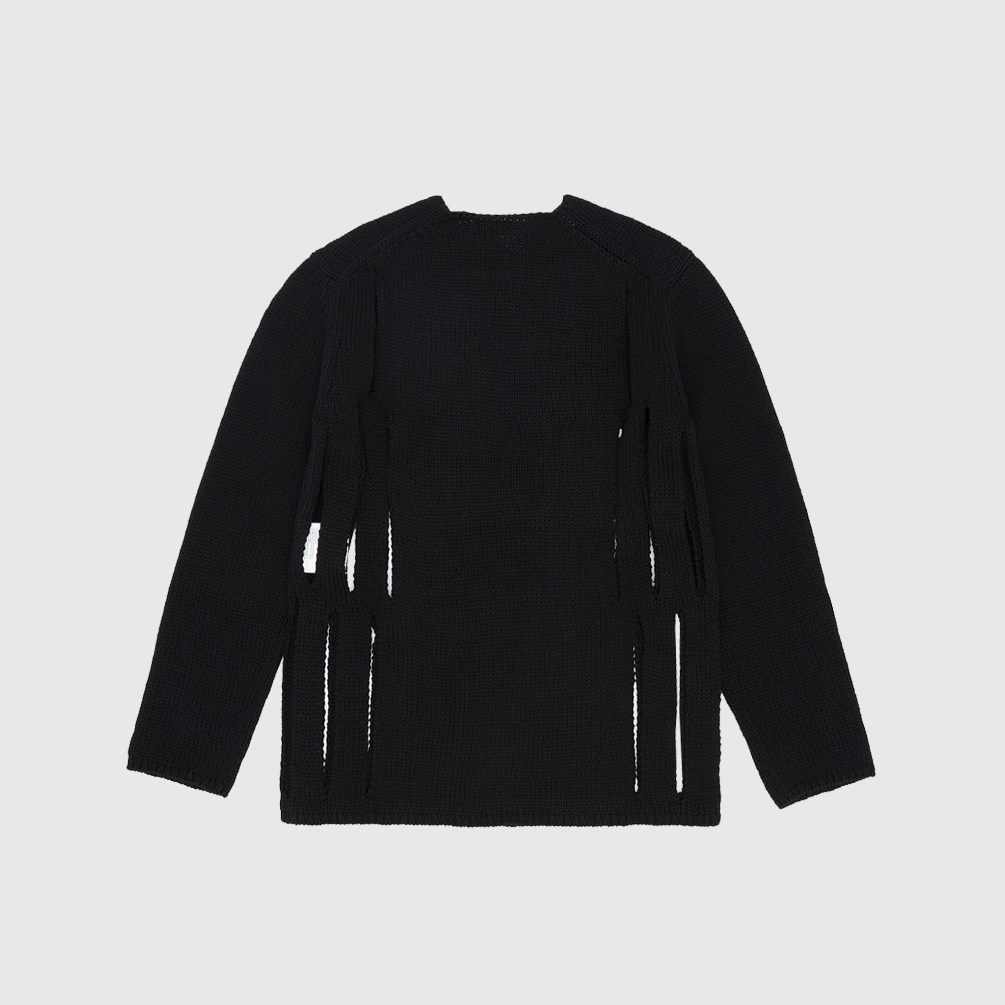 CUT-OUT KNIT SWEATER