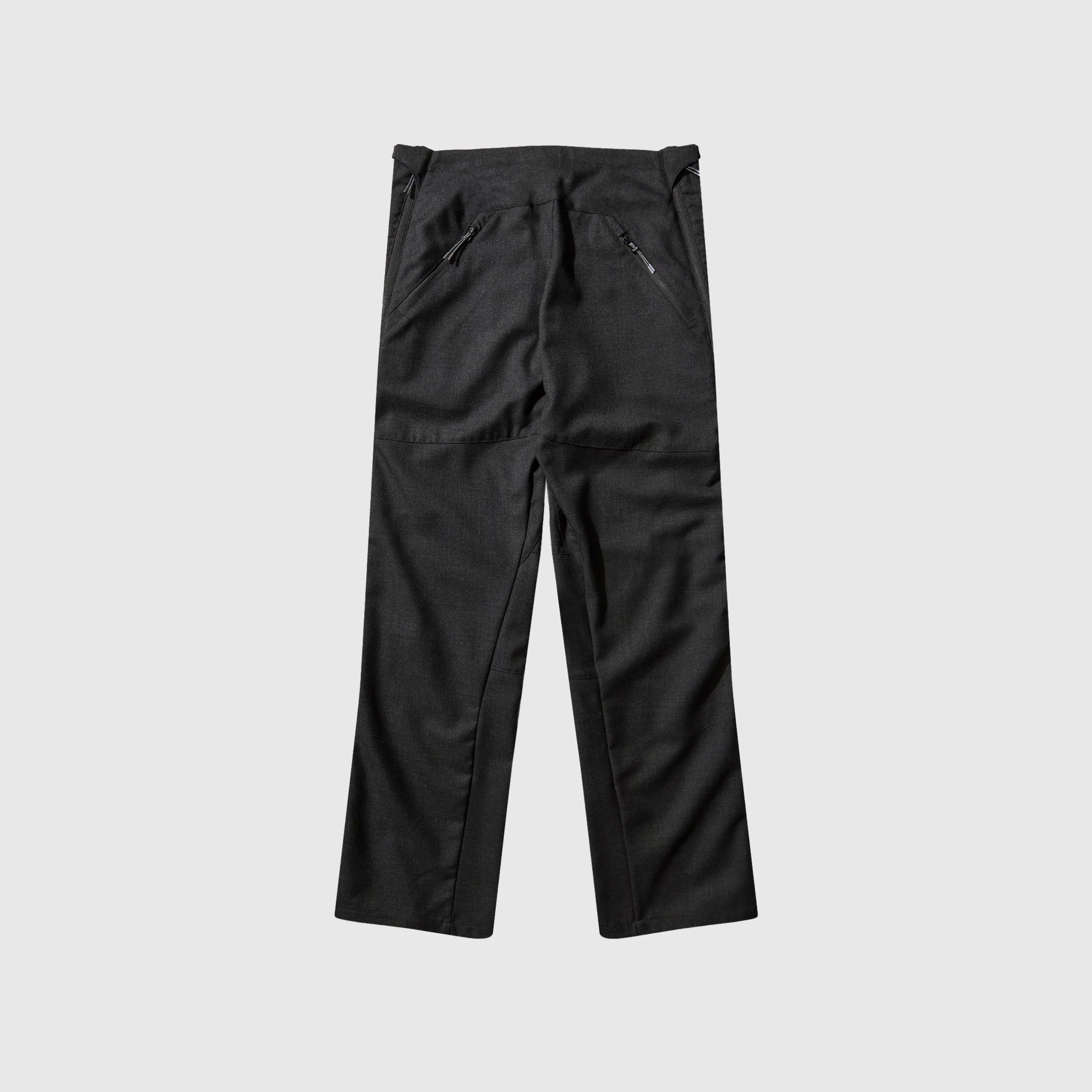 Y ZIP WOOL TWILL PANT