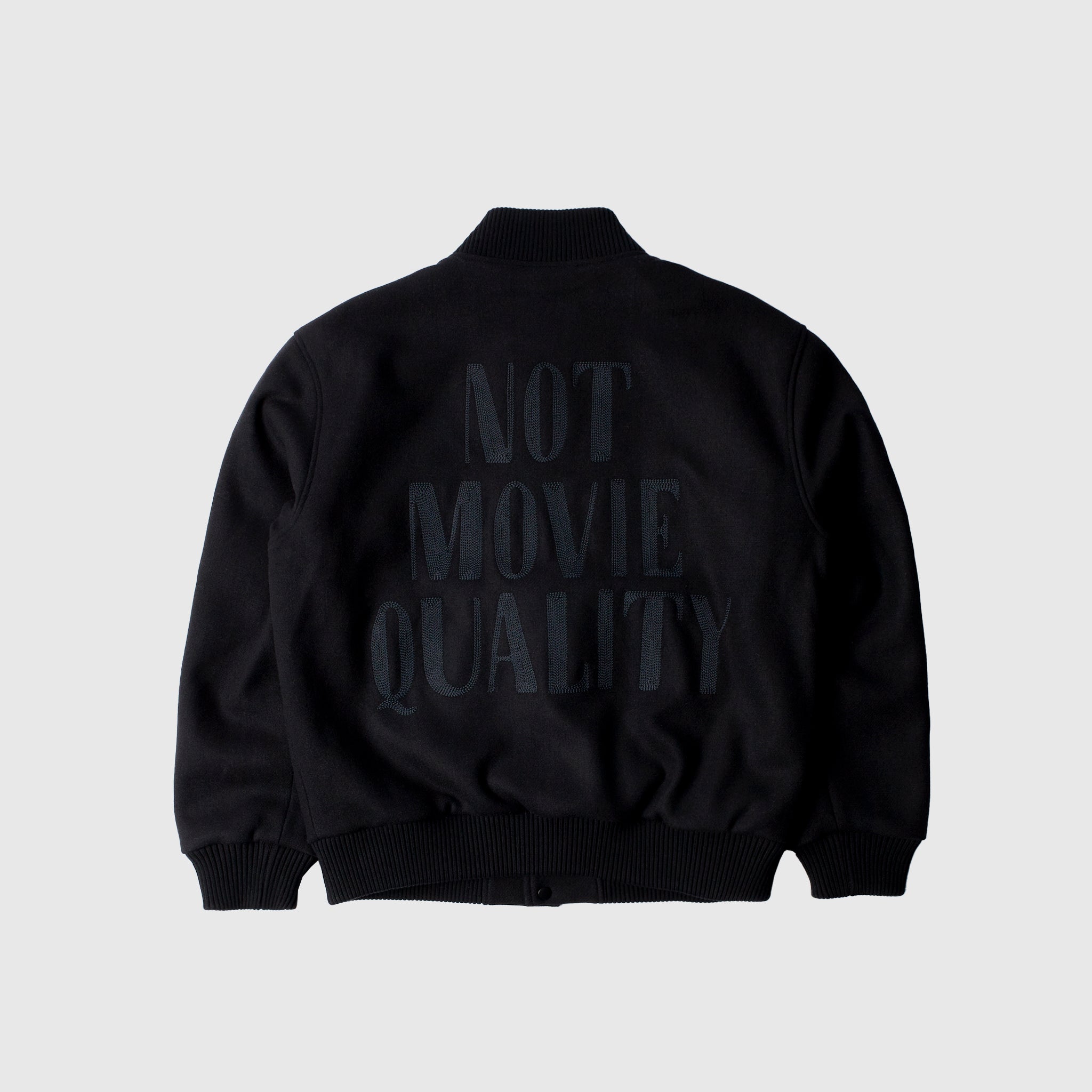 NOT MOVIE QUALITY VARSITY JACKET