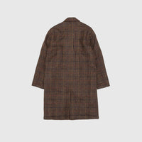 WOOL CHECK MA COAT