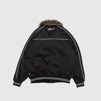 FUR COLLAR TRACK JACKET