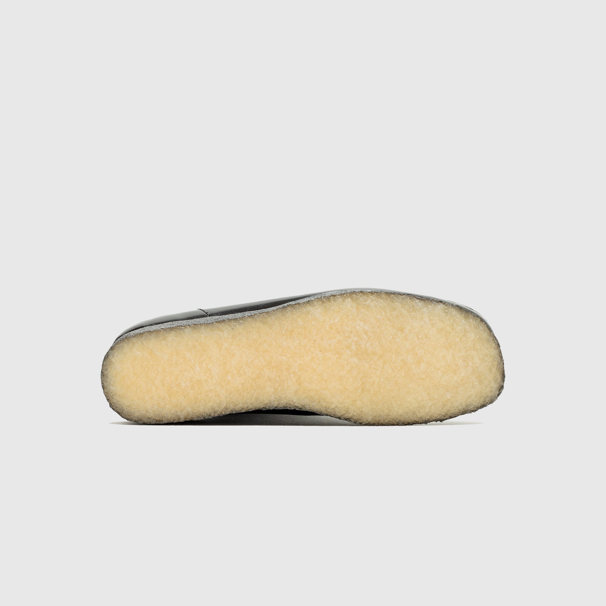 WALLABEE "BLACK HISHINE LEATHER"