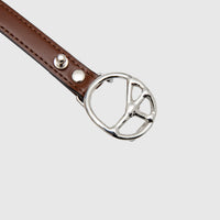 PEACE BUCKLE NARROW BRACELET