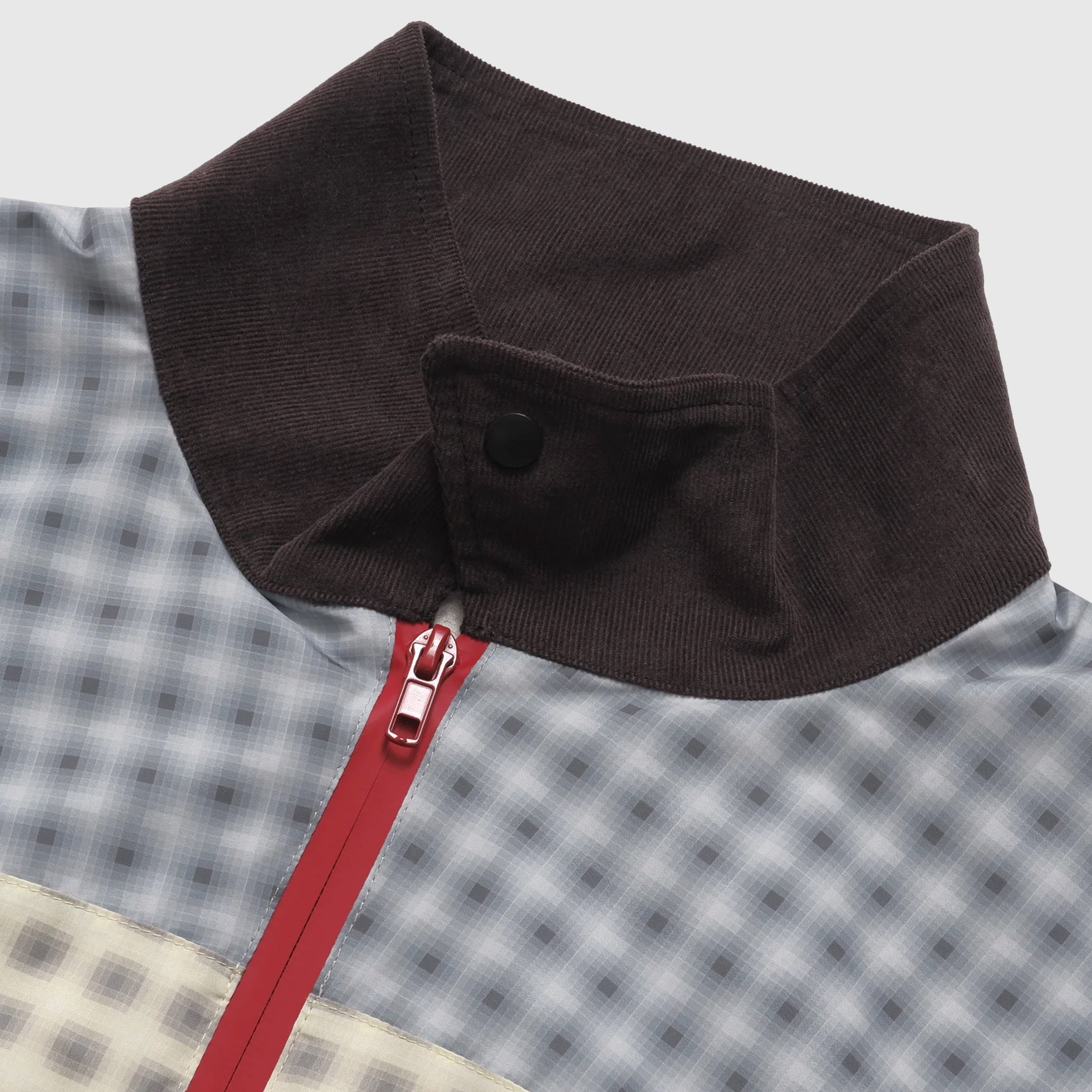 DOUBLE PLAID WINDBREAKER JACKET