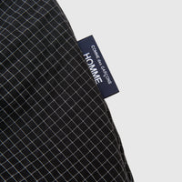 MEN'S CHECK SLING BAG