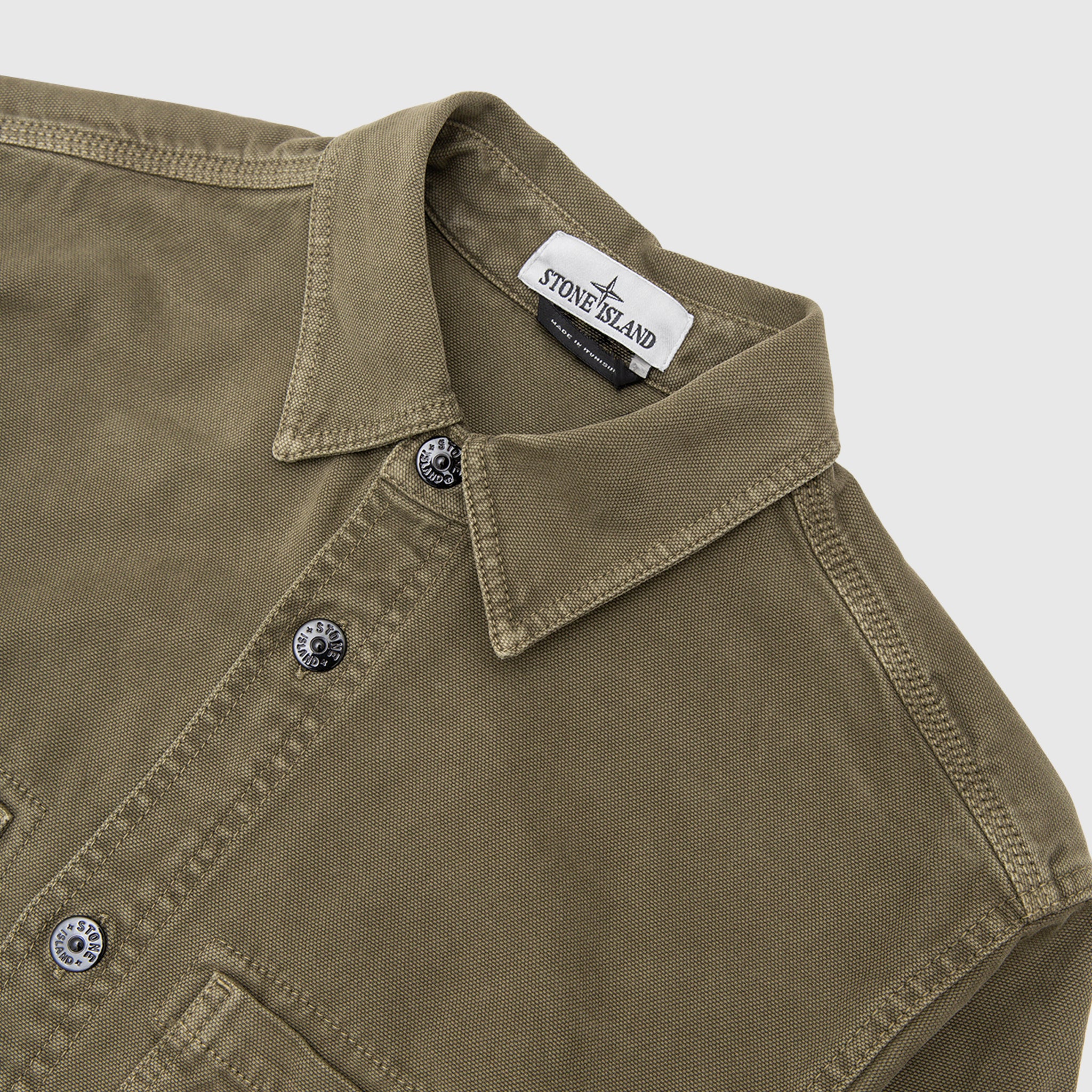 ORGANIC PANAMA COTTON 'OLD' EFFECT OVERSHIRT