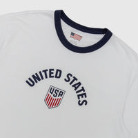 X WC RETRO RINGER TEE "USA"