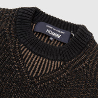 MEN'S SILK & COTTON KNIT SWEATER