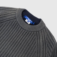 BLEACHED TRANSFORMED RIBBED KNIT