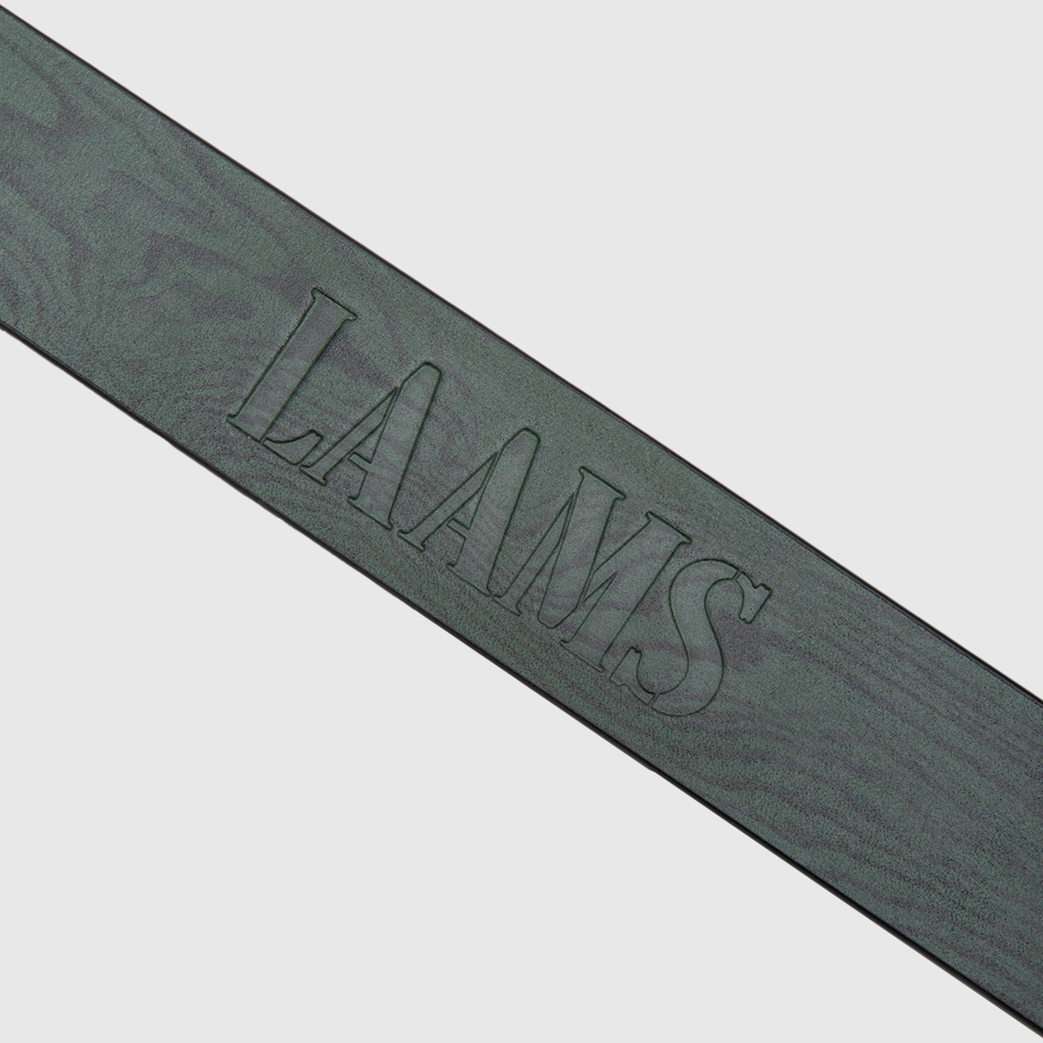 LAAMS WOODGRAIN LEATHER BELT