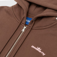 CROWN LOGO FULL-ZIP HOODIE