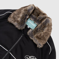 FUR COLLAR TRACK JACKET