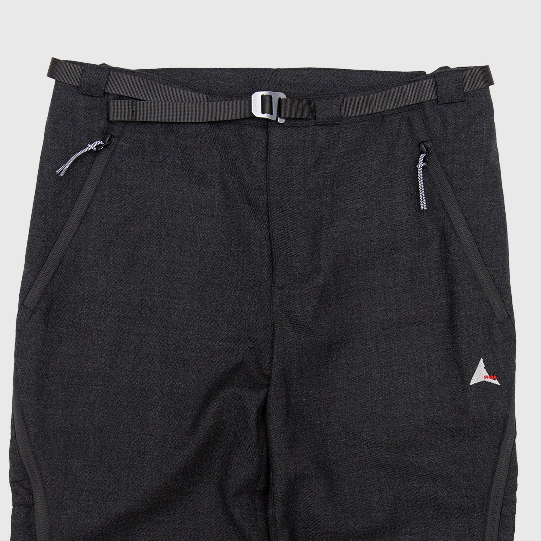 Y ZIP WOOL TWILL PANT