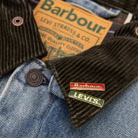 X BARBOUR TYPE II DENIM TRUCKER