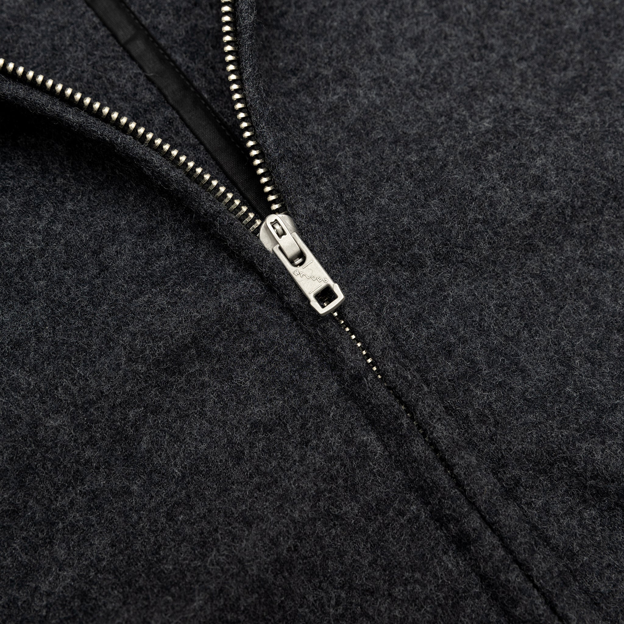 WOOL ZIP HOODIE