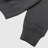 COTTON WOOL QUARTER ZIP SWEATSHIRT