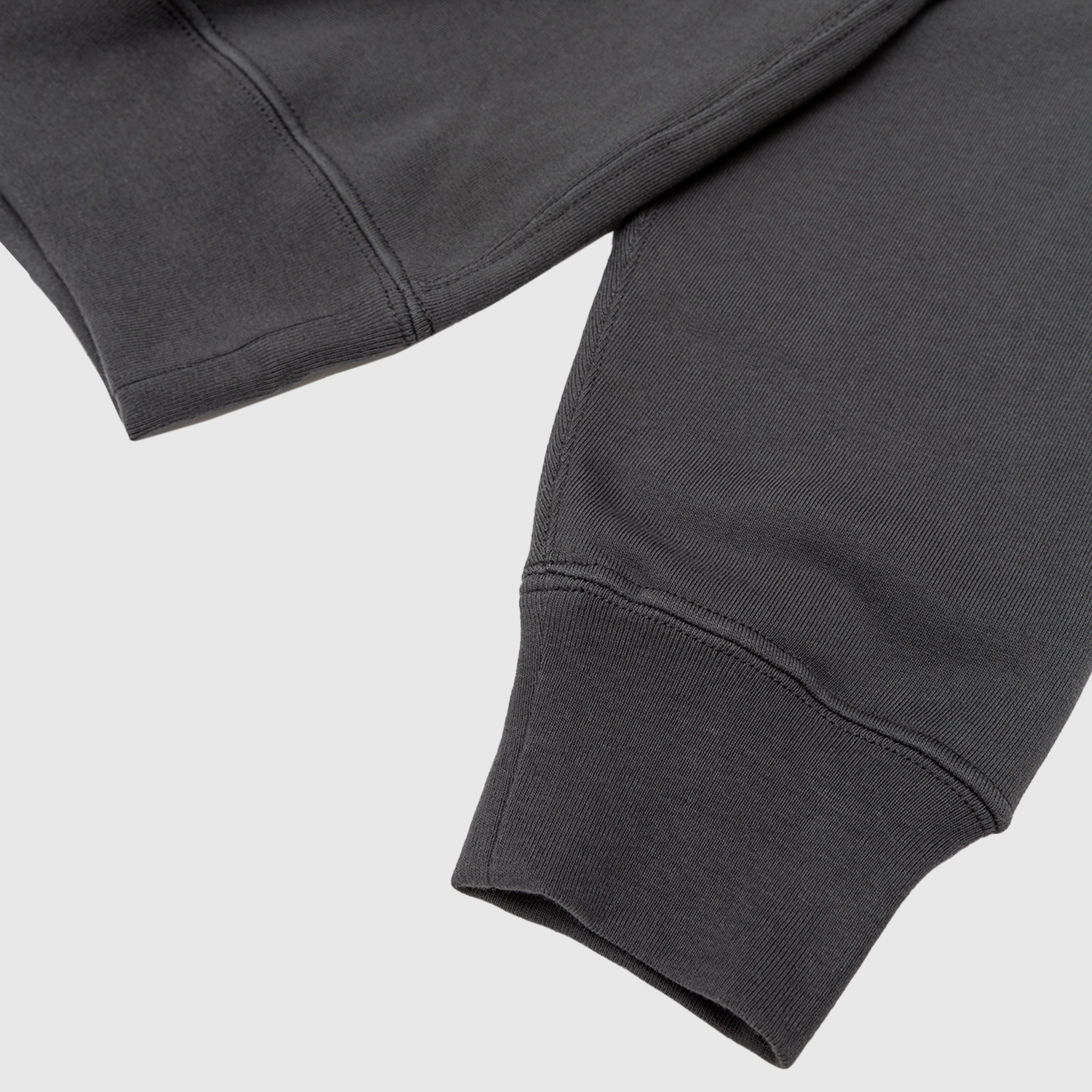 COTTON WOOL QUARTER ZIP SWEATSHIRT