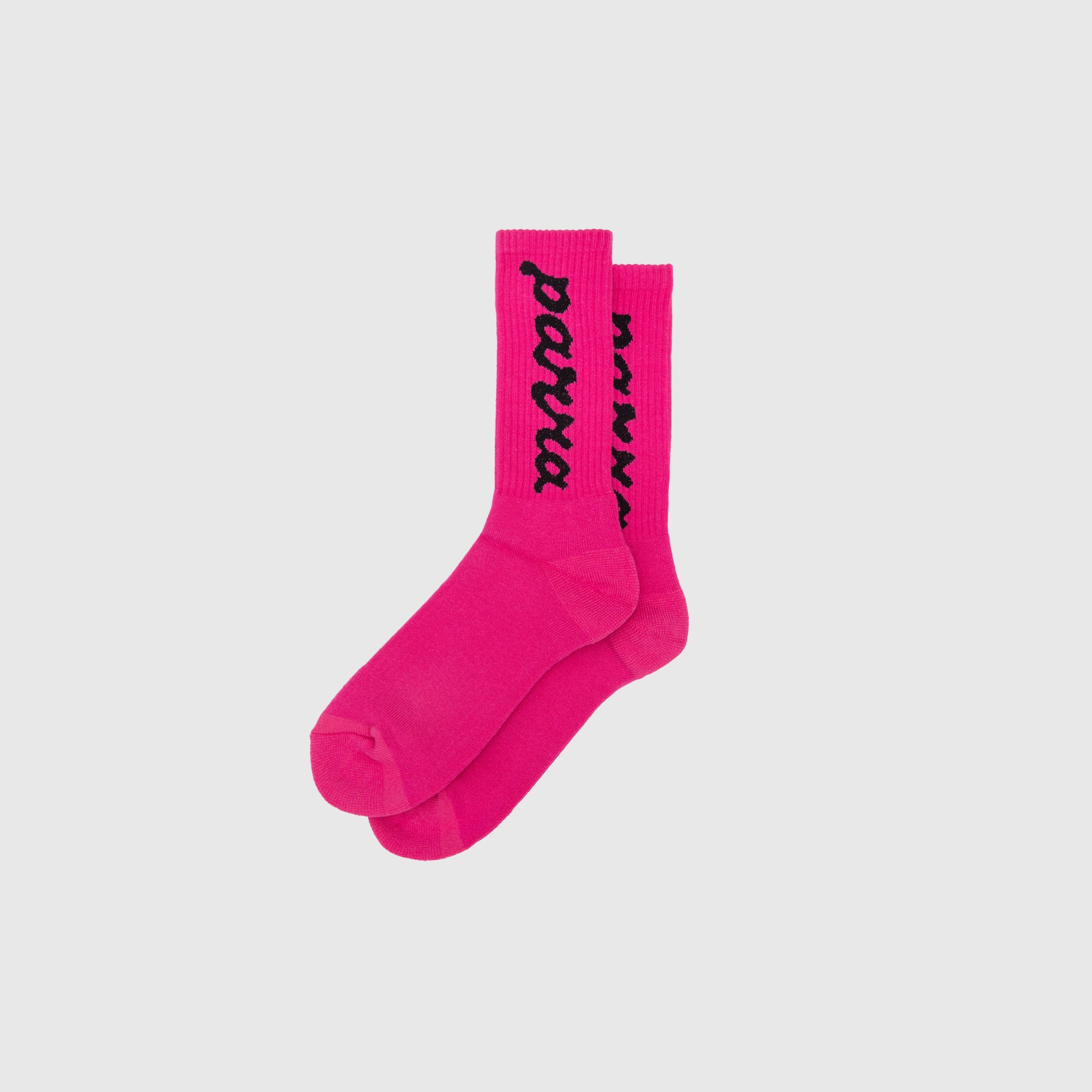LOWER CASE SCRIPT LOGO CREW SOCKS