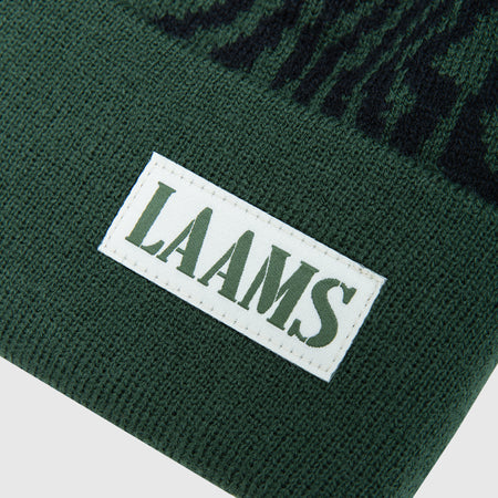 WOODGRAIN JAQUARD BEANIE
