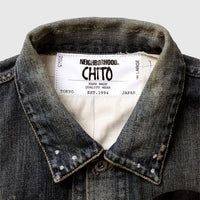 NH  x CHITO SAVAGE DENIM TYPE-1 JACKET MOD