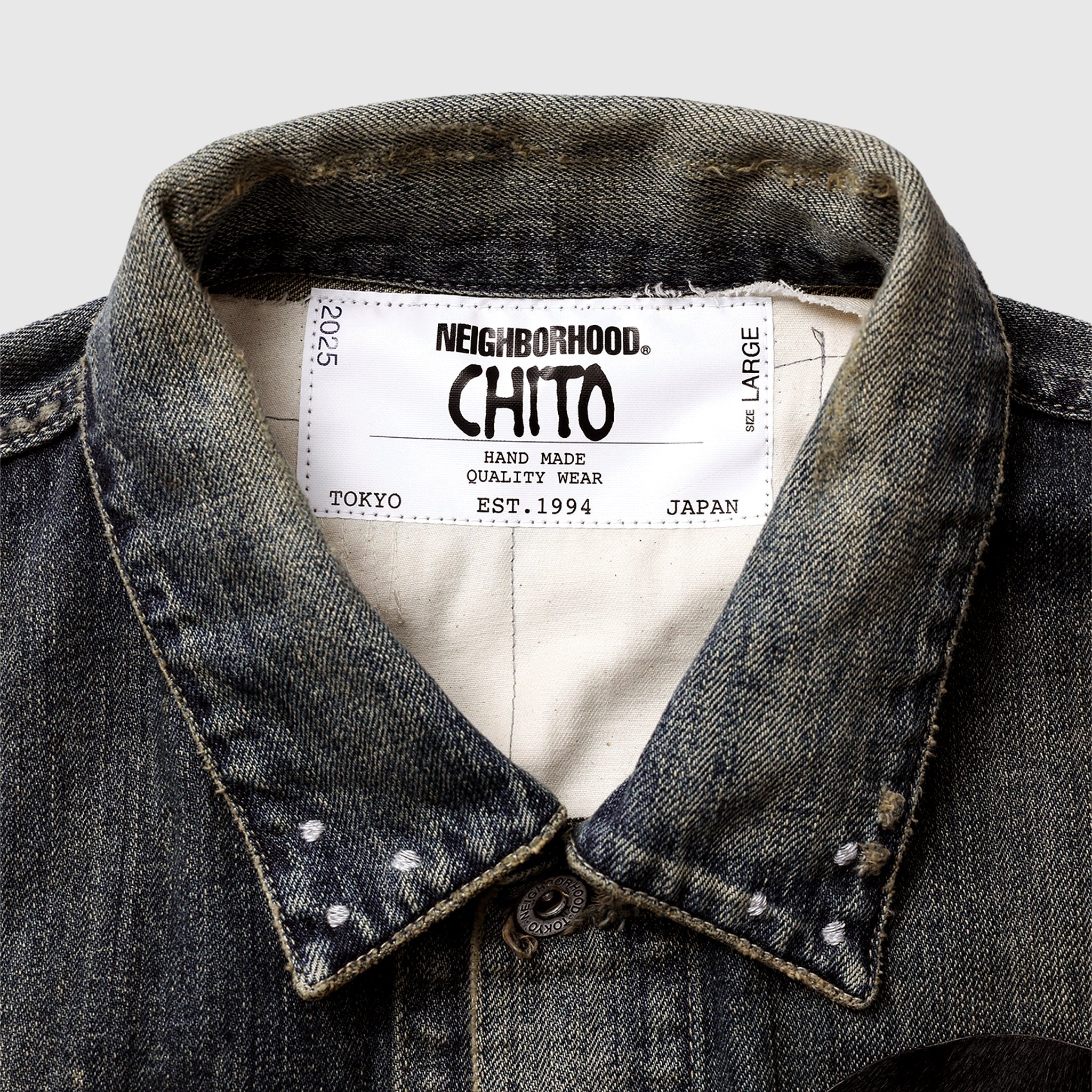 NH  x CHITO SAVAGE DENIM TYPE-1 JACKET MOD