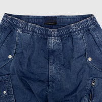 HALLOW FIBRE NYLON INDIGO-TC CARGO PANTS