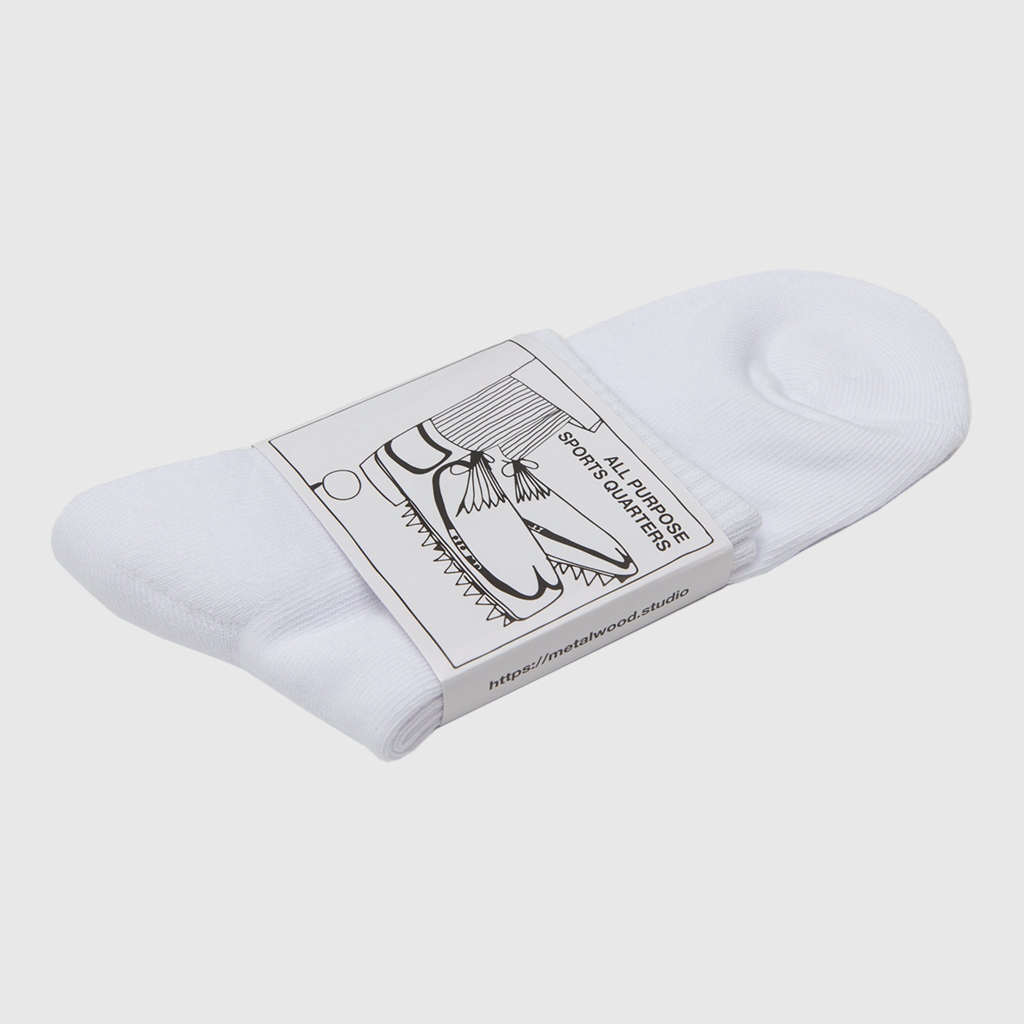METAL LOGO QUARTER SOCK