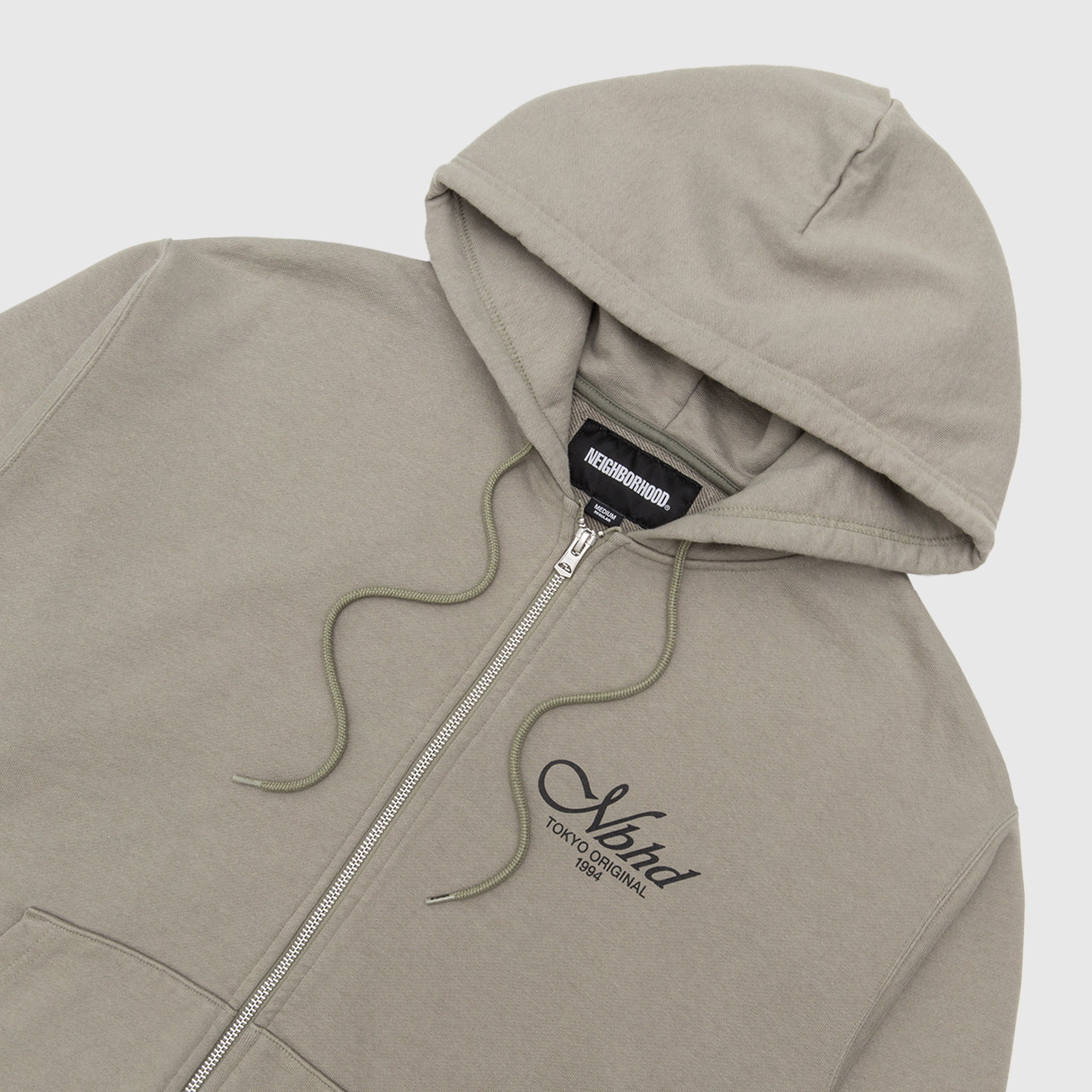 STAPLE SWEAT ZIP L/S HOODIE