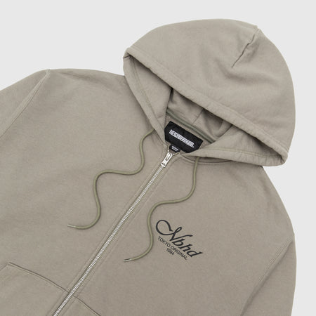 STAPLE SWEAT ZIP L/S HOODIE