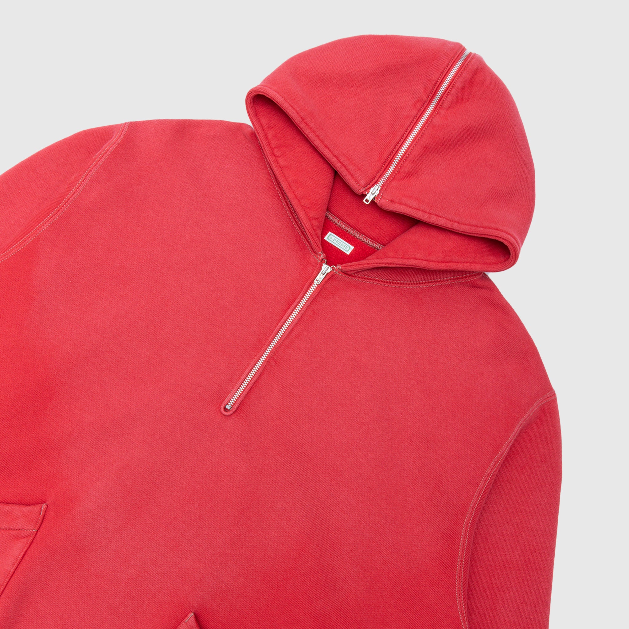 VINTAGE SAILOR HOOD HALF-ZIP SWEATSHIRT