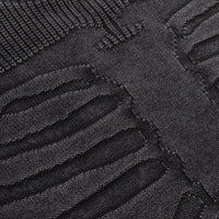 ACID WASH BONES 3D KNIT