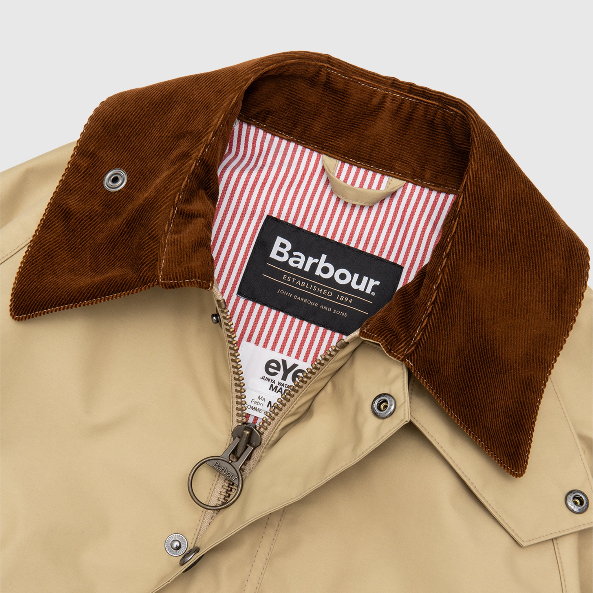 eYe X BARBOUR OVERSIZED BEDALE JACKET